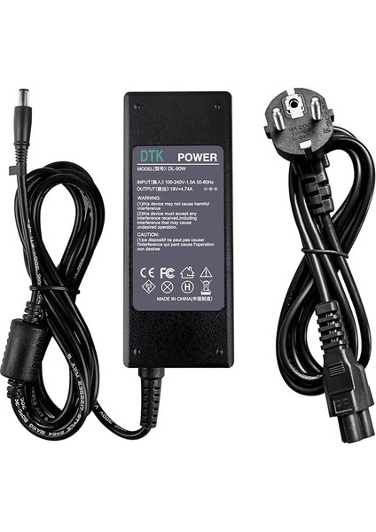 19V 4,74A 90W Laptop Şarj Cihazı Ac Güç Kaynağı Hp Şarj Kablosu Notebook Taşınabilir Bilgisayar Ac Şarj Cihazı Güç Kaynağı Güç Kaynağı Fişi: 7,4 x 5,0 mm
