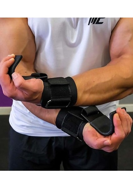 Lifting Hooks Ağırlık Kaldırma Kancası Siyah indirimleri