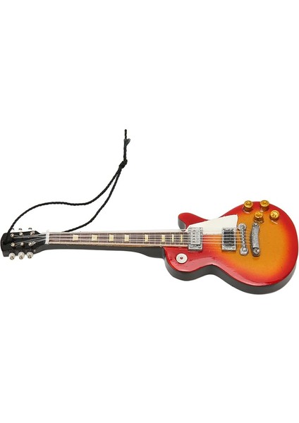 Küçük Gitar Koleksiyon Mini Gitar Dekorasyonu Zarif Ahşap Gitar Süsü Minik Gitar Figürü (07) fırsatları