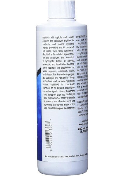 Stabilite Su Arıtma Stability Tank Stabilizasyon Sistemi 250 ml (Tekli Paket) modelleri