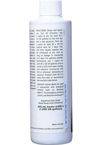 Stabilite Su Arıtma Stability Tank Stabilizasyon Sistemi 250 ml (Tekli Paket) fırsatları