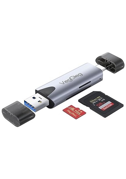Type-C ve USB 3.0 Sd-Microsd Tf Kart Okuyucu modelleri