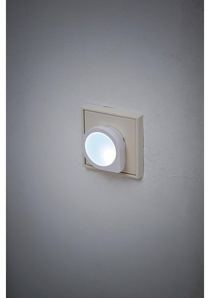 Süper LED Otomatik Gece Lambası Nl 01 Qs, Anahtar 1 LED 5 Lümen 0,2W modelleri
