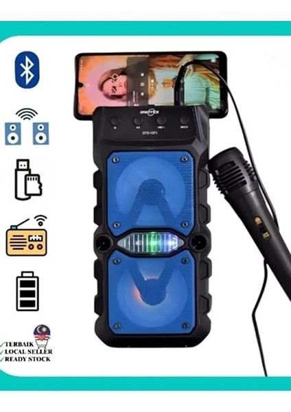 Hoparlör Rgb Işıklı Extra Bass Fm/sd/aux/flaş Mikrofonlu Ses Bombası Speaker Müzik Çalar fırsatları