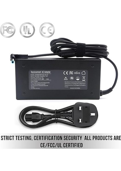 150W 19.5V 7.7A Ac Adaptör Şarjı Hp Omen 15-Ax 15-Dc 17-An Pavilion 15-BC200 15-BC500 Zbook Studio X360 15 G3 G4 G5 HSTNN-CA27 TPN-DA03 776620-001 917677-003 4.5x3.0mm Mavi Uç indirimleri