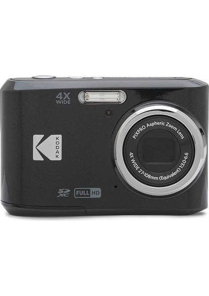 Pixpro Friendly Zoom FZ45-BK 16MP Dijital Fotoğraf Makinesi, 4x Optik Zoom 27 mm Geniş Açı ve 2,7 Inç LCD Ekranlı (Siyah)