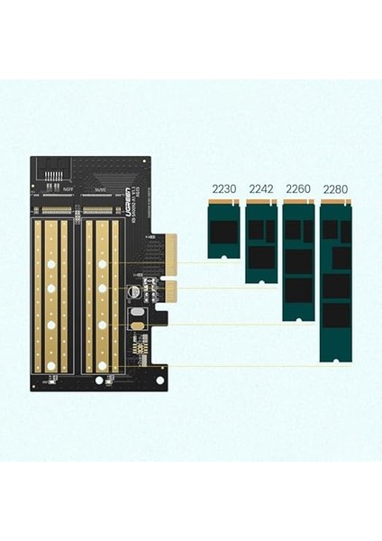 Pcıe 3.0 M.2 Nvme ve Ngff Okuyucu Adaptör Kartı fırsatları