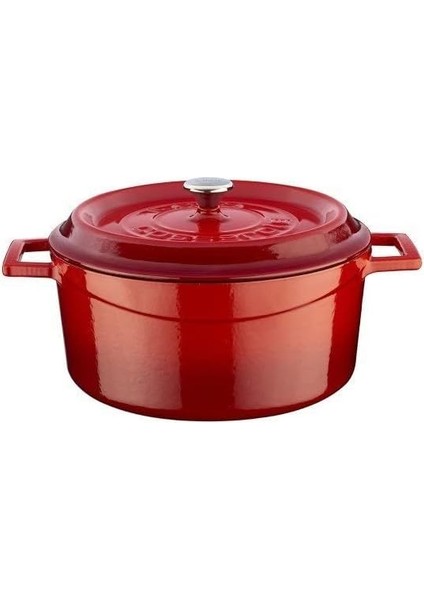 24 cm Derin Yuvarlak 28 cm Sığ Yuvarlak 2'li Döküm Kırmızı Tencere Seti fiyatları