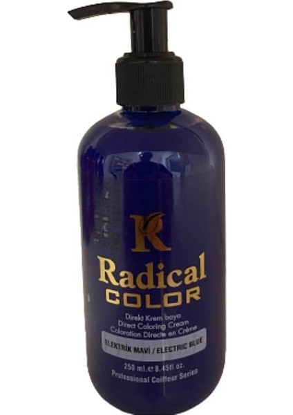 Saç Boyası Elektirk Mavi