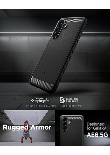 Galaxy A56 Kılıf Rugged Armor Matte Black - ACS09225 fiyatları