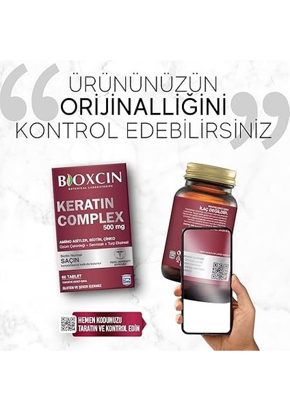 Keratin (500 Mg) Complex Takviye Edici Gıda 60 Tablet fiyatları