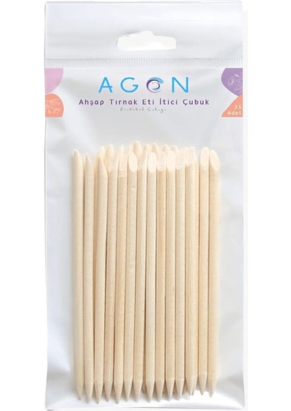Tırnak Eti Itici Ahşap Portakal Çubuğu (25 Adet)