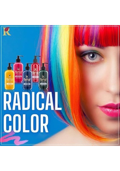 Direct Coloring Saç Kremi ve Yarı Kalıcı Saç Boyası 250 ml (Rodamin Kırmızısı modelleri