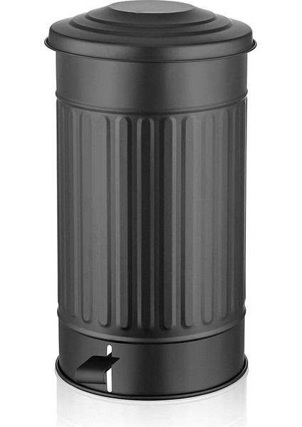 Mia Çöp Kovası Mutfak 24 Lt Siyah