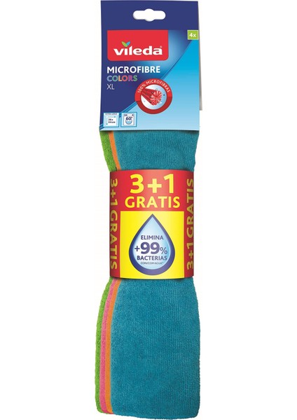 Colors Xl 4'lü Mikrofiber Bez