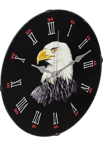 25 cm Dekoratif Plastik Cam Bombeli Taraftar Duvar Saati modelleri