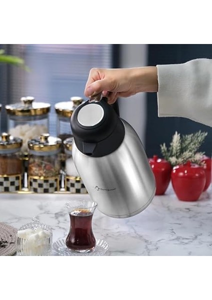 Xs Çift Katlı Çelik Çay Termosu 2 Lt. modelleri
