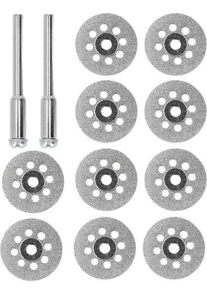 Gravür Makinesi Için Turbo Elmas Mini Daire Testere Bıçak Takımı Cam Metal Mermer Ahşap Kesme Diski