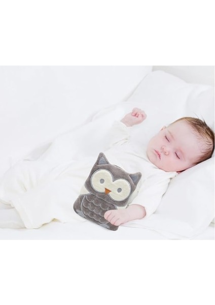 Kiraz Çekirdekli Baykuş Kadife Gaz Yastığı/gri fiyatları