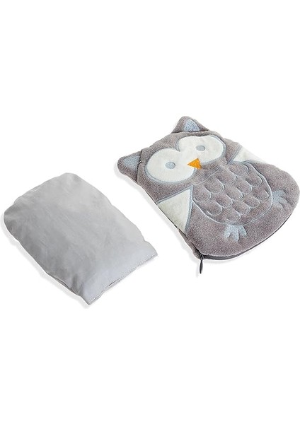 Kiraz Çekirdekli Baykuş Kadife Gaz Yastığı/gri fırsatları