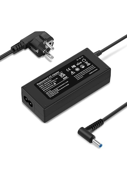 Pavilion 11 13 15, Hp Elitebook 840 850, Hp Probook 430 440 450, Hp Chromebook 11 14, Hp Envy, Hp Streaming 11 13 14, Hp Spectre Için Hp 45W 19.5V 2.31A Dizüstü Şarj Cihazı