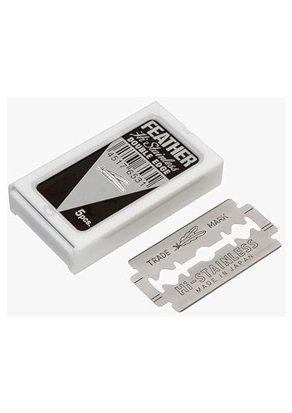 Feather Paslanmaz Çelik Çift Kenarlı Güvenlik Tıraş Bıçağı fiyatları