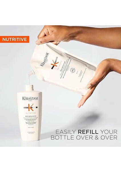 Nutritive Bain Satin Riche Yoğun Nemlendirici Şampuan 500 ml fırsatları