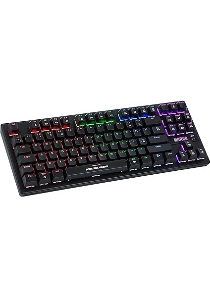 KG901 Tr Wired Jixian Blue Switch Tkl Rainbow Mekanik Gaming Keyboard fiyatları