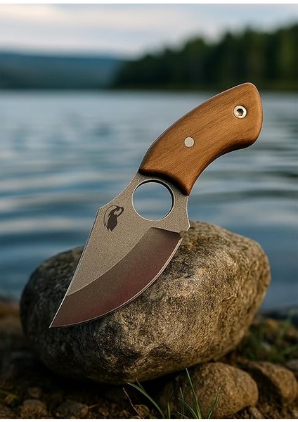 Badger Eye Of Skadi Taktik Kolye Bıçak 14,5 Cm, Köpekbalığı Desenli Kılıf, Dayanıklı Kamp Ekipmanları, Kamp Aksesuarları fiyatları