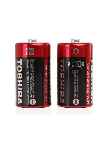 R20SL D Büyük Boy Pil, 2'li fiyatları