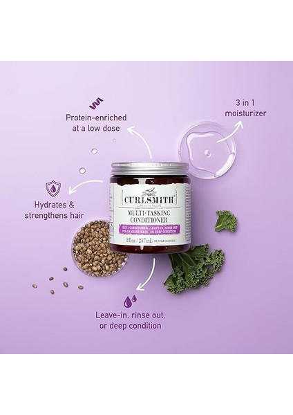 Çok Amaçlı Saç Kremi, Hasarlı Saçlar Için Proteinli 3'ü 1 Arada Saç Kremi (8 Oz) fırsatları