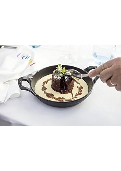 Toz Istiflenebilir Fırın Kabı, Yuvarlak (16 Cm, 0,4 L Içerisinde Bulunan Mat Siyah Kaplı Tepsi Ile) Grafit Grisi fırsatları