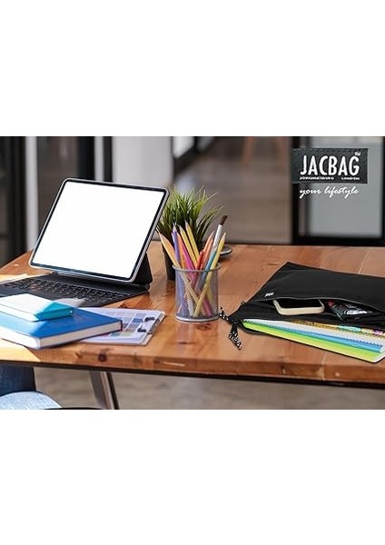 Dual Zip Folder -Iki Bölmeli Dosya Çanta A4 (Siyah) fırsatları