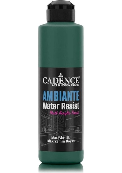 Ambıente Suya Day. Akr. Boya Aw-14 Zümrüt 250ML + Katalizör 10GR