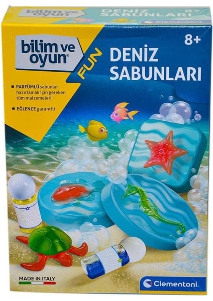 Bilim ve Oyun Deniz Sabunları Renkli 3+