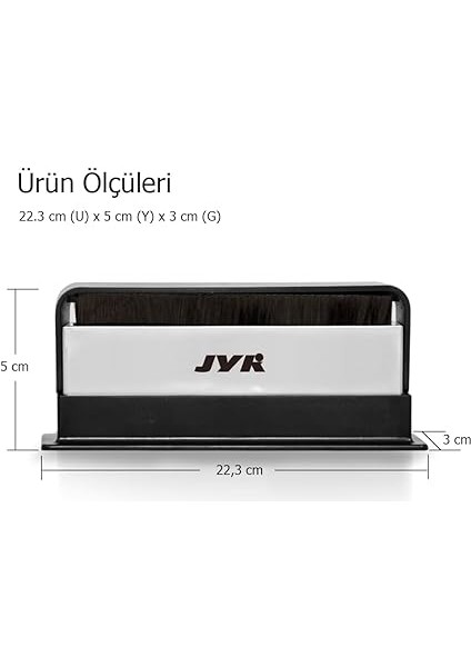 Master Jyr-01 Çift Yönlü Plak Temizlik Fırçası - Kadife ve Anti-Statik Fiber Fırça Bir Arada indirimleri