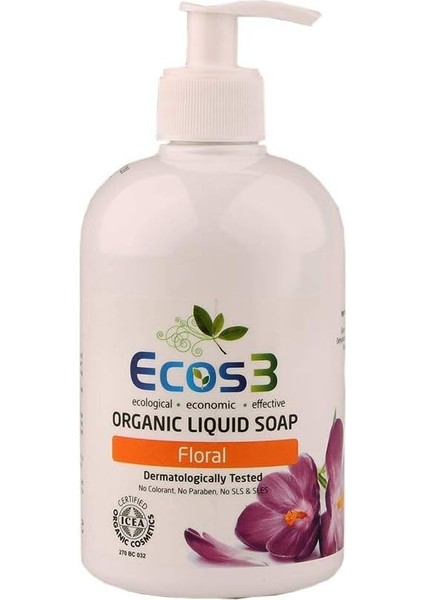 Floral Organik Sıvı Sabun (1 x 500 Ml)