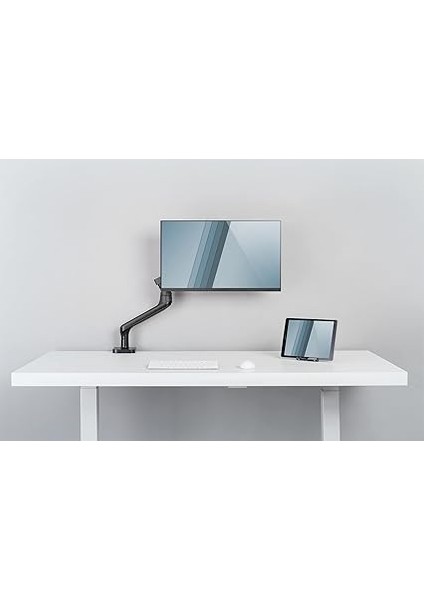 Monitör Tutucu - Masa Kelepçesi - Tekli Montaj - Gazlı Amortisör - Entegre USB Bağlantı Noktaları - 32 Inçe Kadar - Uzay Grisi fiyatları