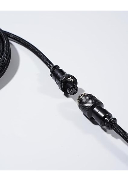 Sarmal Aviator USB To Type-C Mekanik Klavye Uyumlu Oyuncu Kablosu, 1.85M, Siyah modelleri