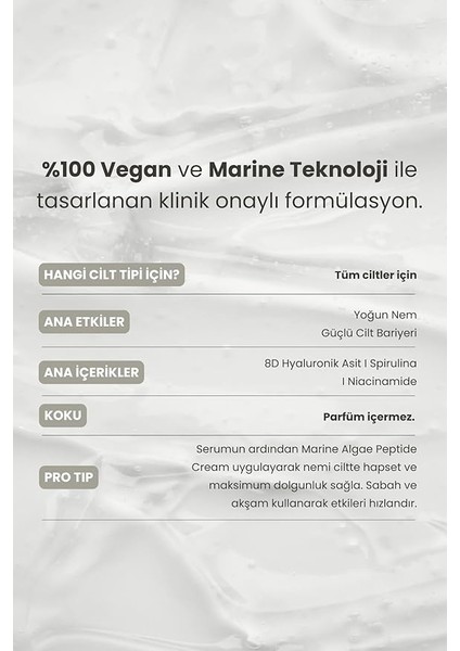 Professional Matsu Marine Algae Hyaluronic Serum, 30 ml fırsatları