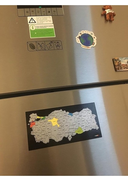 - Gez - Kazı Türkiye Haritası (Magnet, 20X10 Cm)