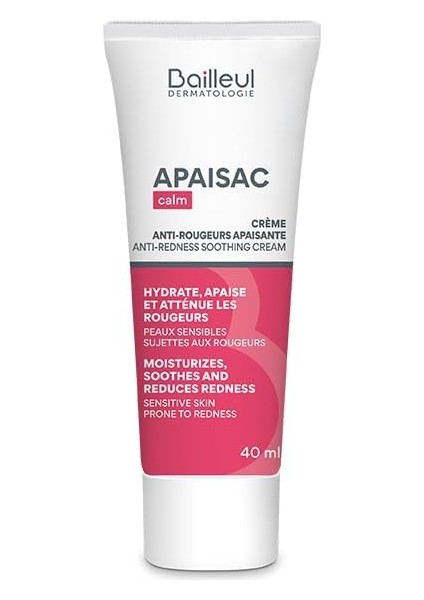 Apaisac Anti Redness Kızarıklık Karşıtı Yatıştırıcı Krem 40 ml