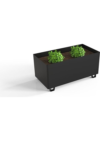 Metal Battal Boy Saksı Siyah 30 * 60 * 25 fiyatları