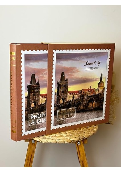 RS22 Fotoğraf Albümü 10X15CM 500'LÜK Lüx Desenli Kutulu Yatay Dikey Modeli fırsatları