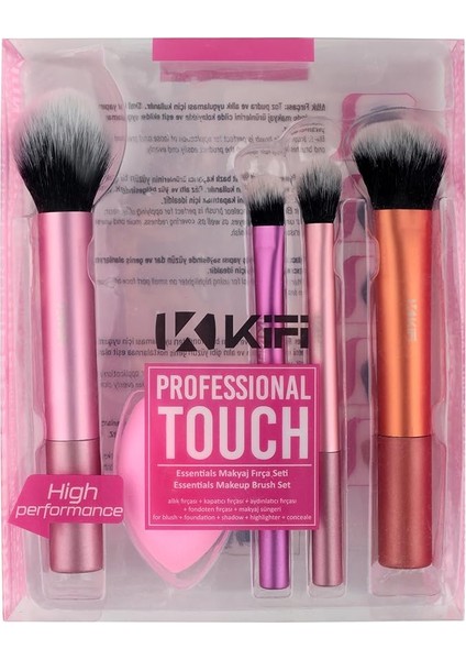 Professionel Touch Essantials Makyaj Fırça Seti