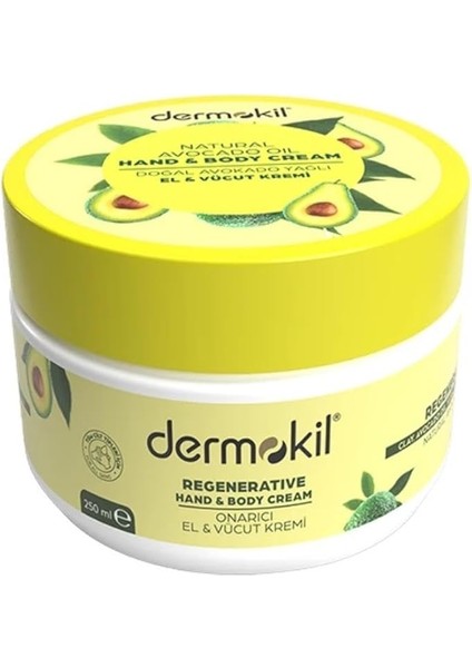 Avokado Özlü El ve Vücut Kremi 250 ml