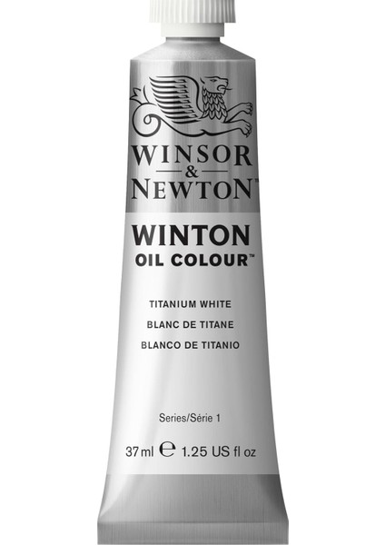 & Newton Winton Yağlı Boya Titanyum Beyaz 37 ml Tüp, Eşit Tutarlılık, Solmayan, Yüksek Kapatma Gücü, Renk Pigmentleri Bakımından Zengin