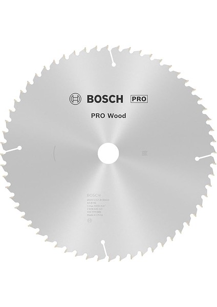 Professional Accessories Daire Testere Bıçağı, Gri, 305X30X2.5 Mm, 60, 1 Adet