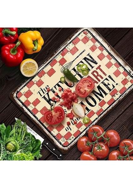 Cam Kesme Tahtası My Kitchen Heart Desenli fiyatları