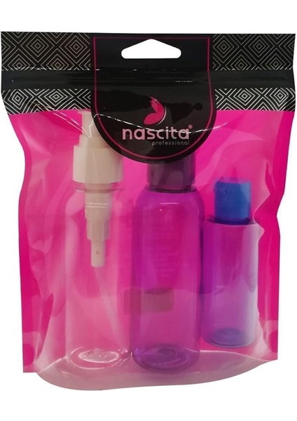 Renkli Şişe Seti 3'lü - 08